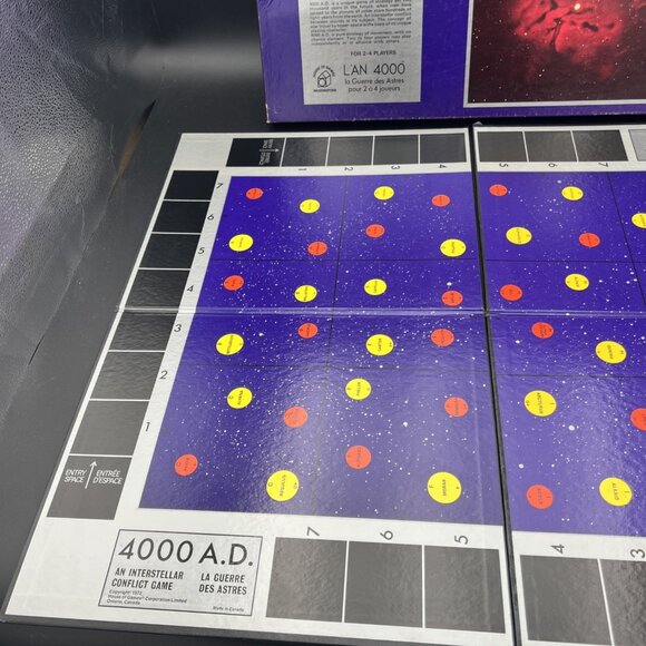 VTG 4000 A.D. An Interstellar Conflict Game 1972- 100% COMPLETE Board Game Space - Picture 6 of 15